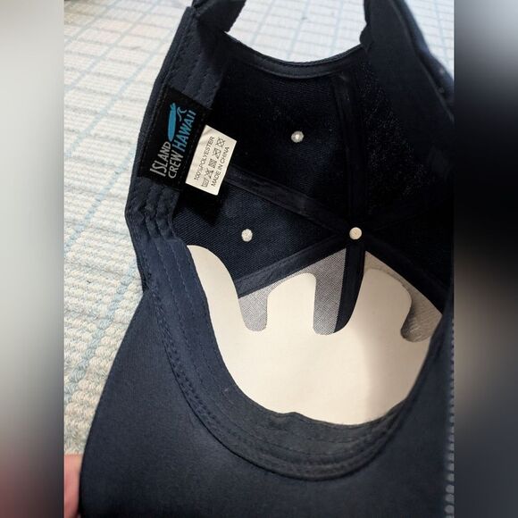 Hawaii Blue and White Cap Sport Adjustable New Island Hat Baseball - Picture 3 of 5